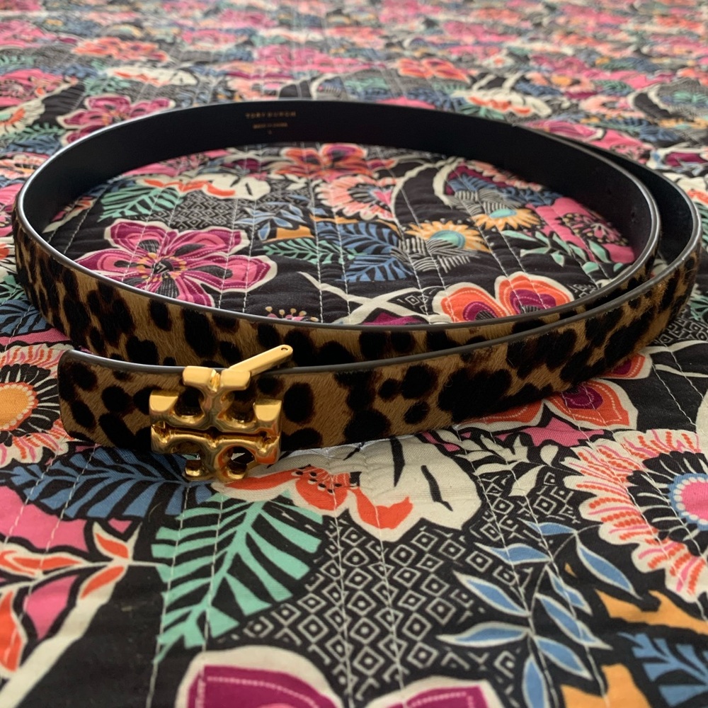 KIRA LEOPARD BELT 1"
